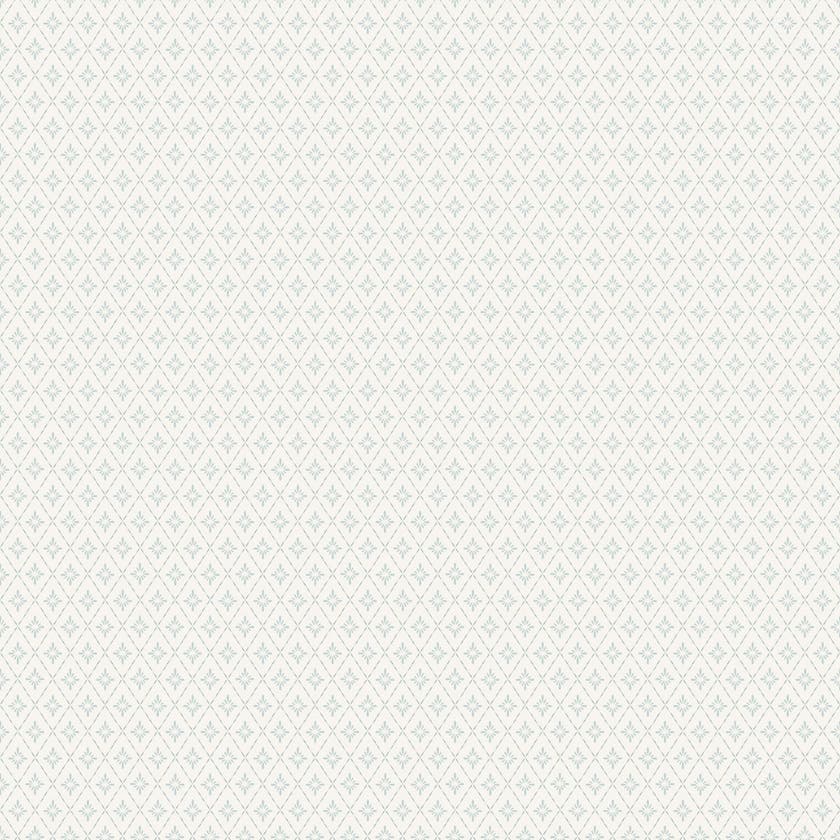 Duro - Lillstjärna Vit/Blå Småmönstrat