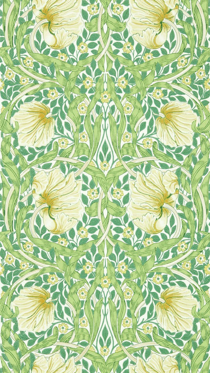 Pimpernel Weld/Leaf Green Simply Morris Wallpapers