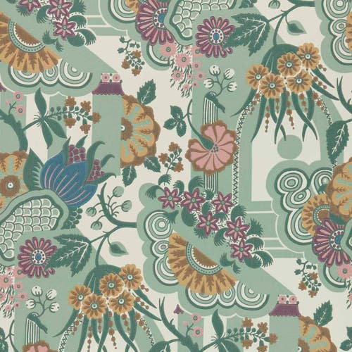 Carma - Pineapple Garden sage V&A Decorative Papers 2