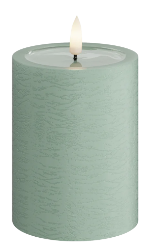 Blockljus LED Unique Salviagrön