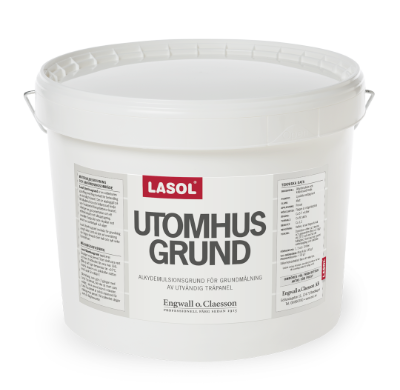 Utomhusgrund Lasol Vit 1L