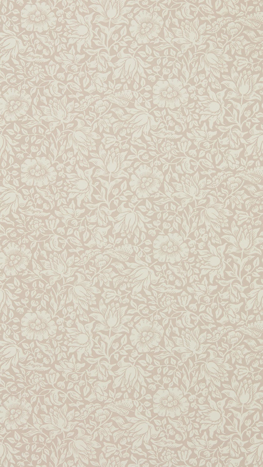 Morris & Co - Mallow Dusky Rose Melsetter Wallpapers