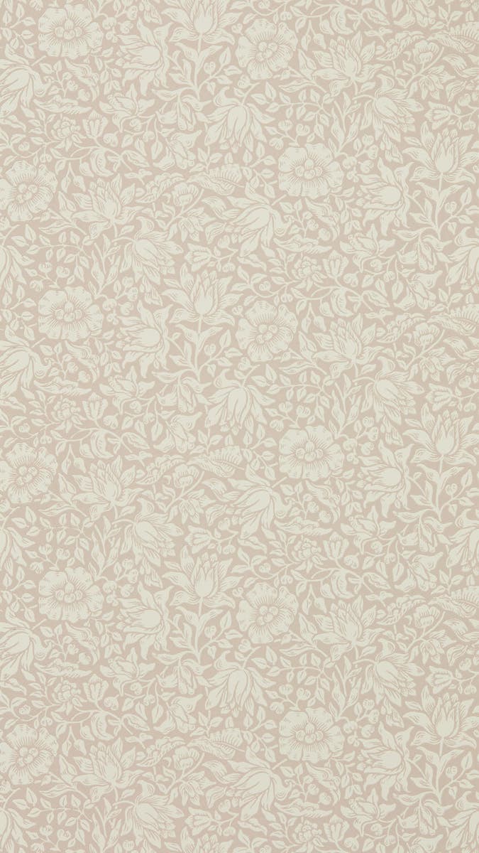 Morris & Co - Mallow Dusky Rose Melsetter Wallpapers