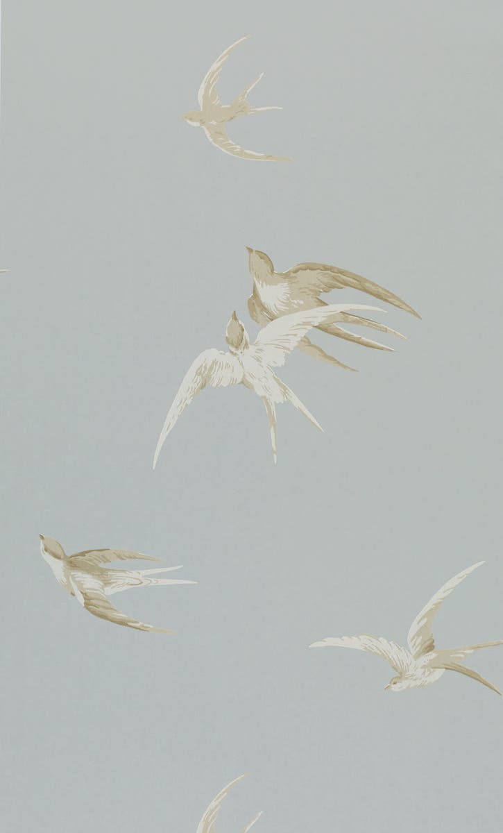 Sanderson - Swallows Silver Sanderson One Sixty Wallp