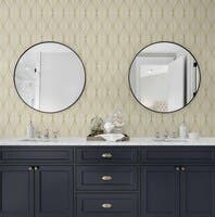 Peel & Stick Geo Diamond Goldenrod NW55805