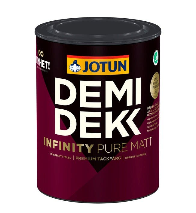 Demidekk Infinity Pure Matt 0,68 L Valfri kulör
