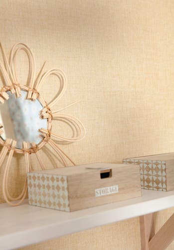 Caselio - Uni Blanc Or Les Mini Mondes