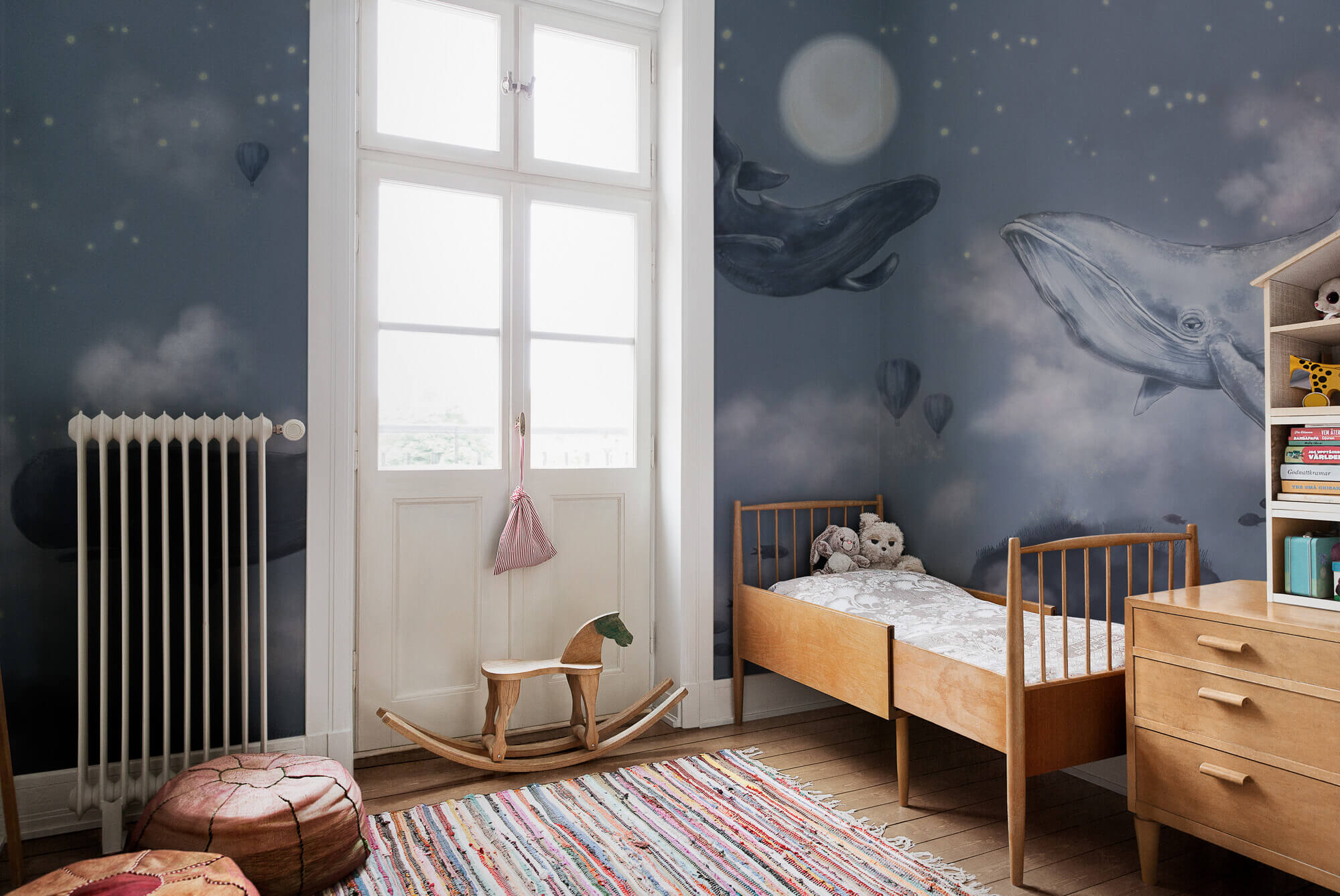Boråstapeter - Whales in the sky