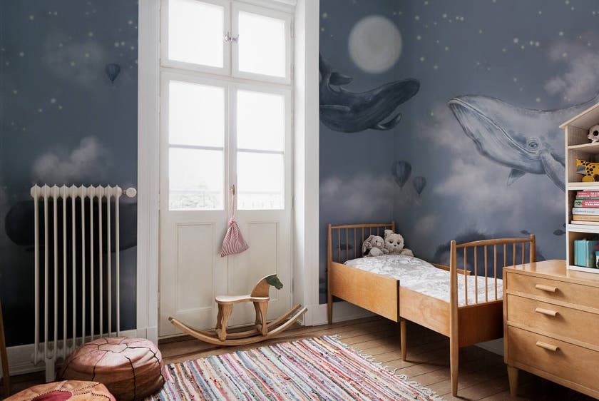 Boråstapeter - Whales in the sky