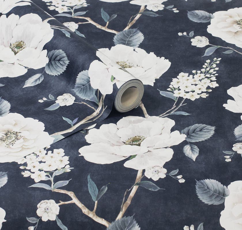 Ashley Floral Navy