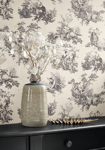 Casadeco Scene D'Été Noir Fusain