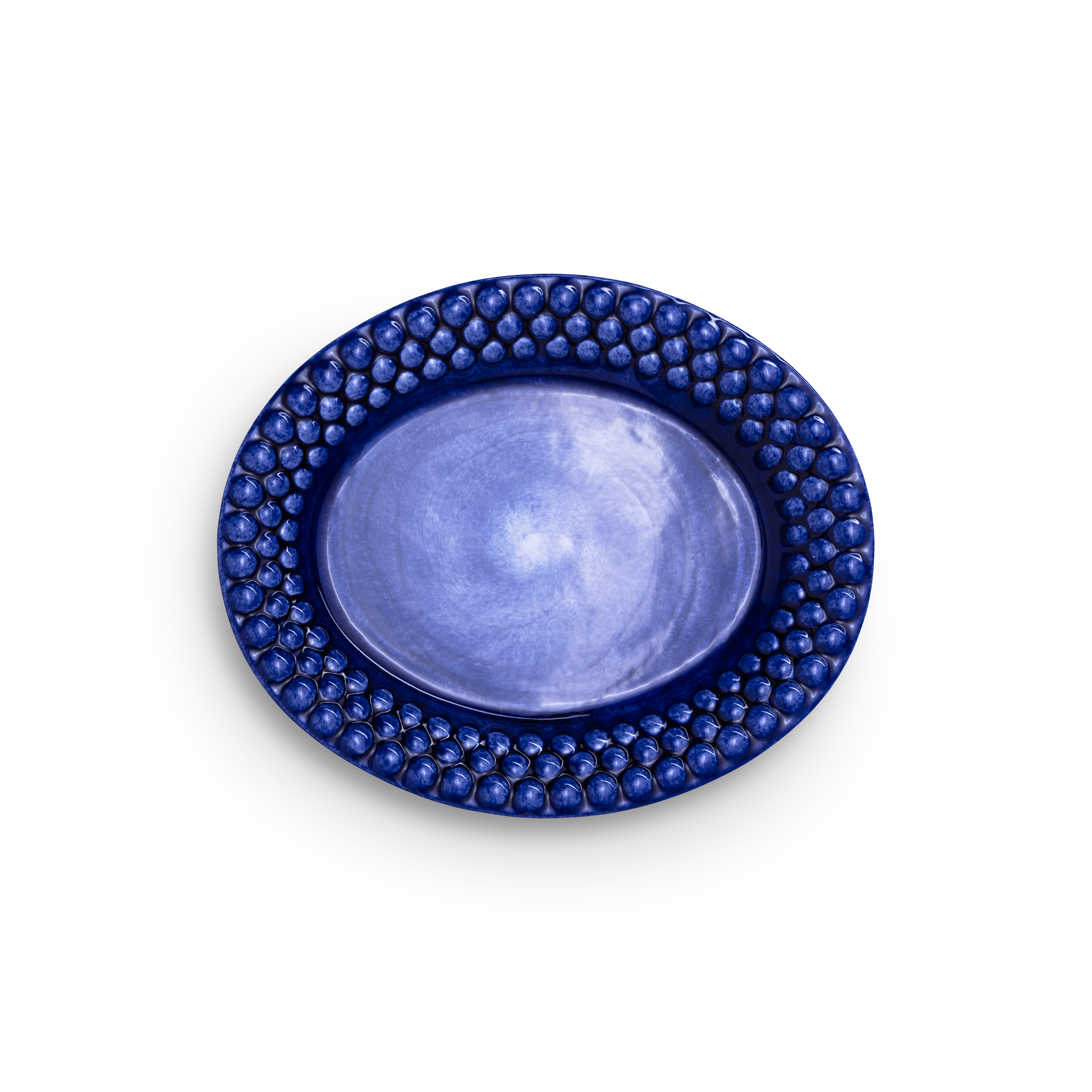 Bubbles Tallrik 20 x 16 cm Blå