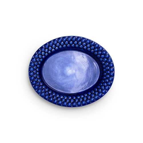 Bubbles Tallrik 20 x 16 cm Blå