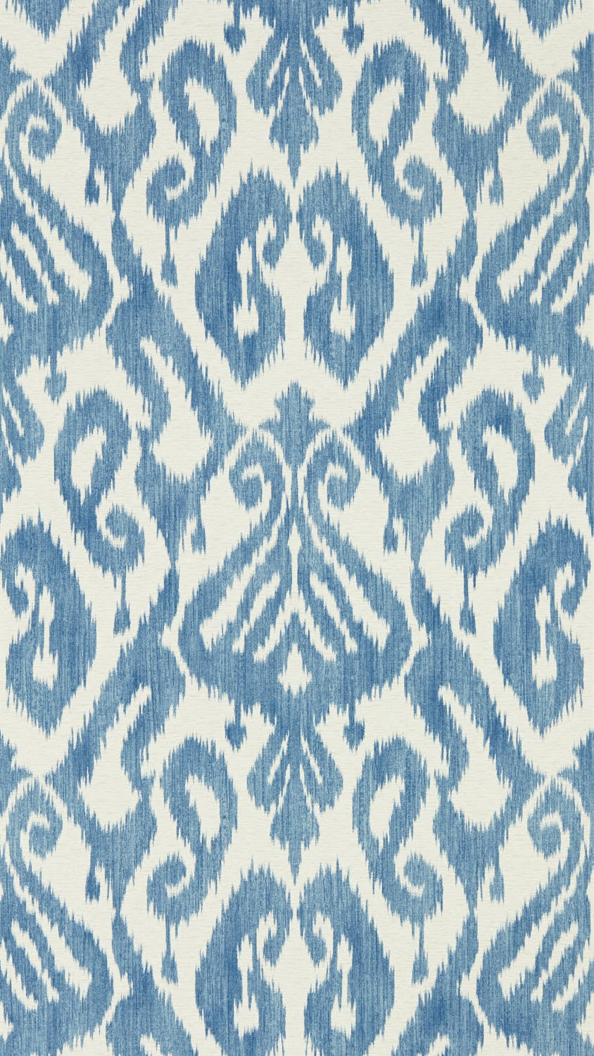 Sanderson - Kasuri Indigo Caspian Wallpapers