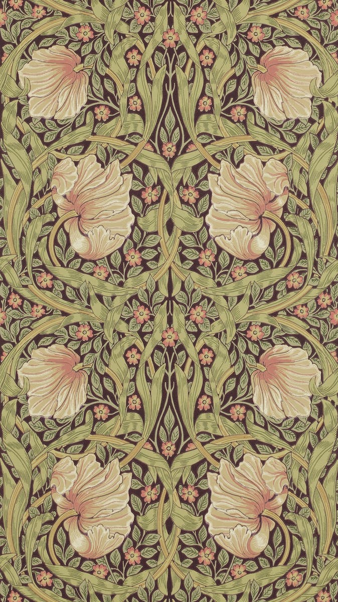 Morris & Co - Pimpernel Bullrush/Russet Morris 160th Anniversary