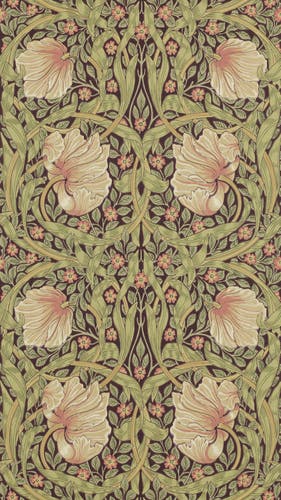 Morris & Co - Pimpernel Bullrush/Russet Morris 160th Anniversary