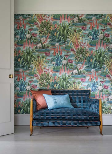 Osborne & Little - Elysium Mural Aqua