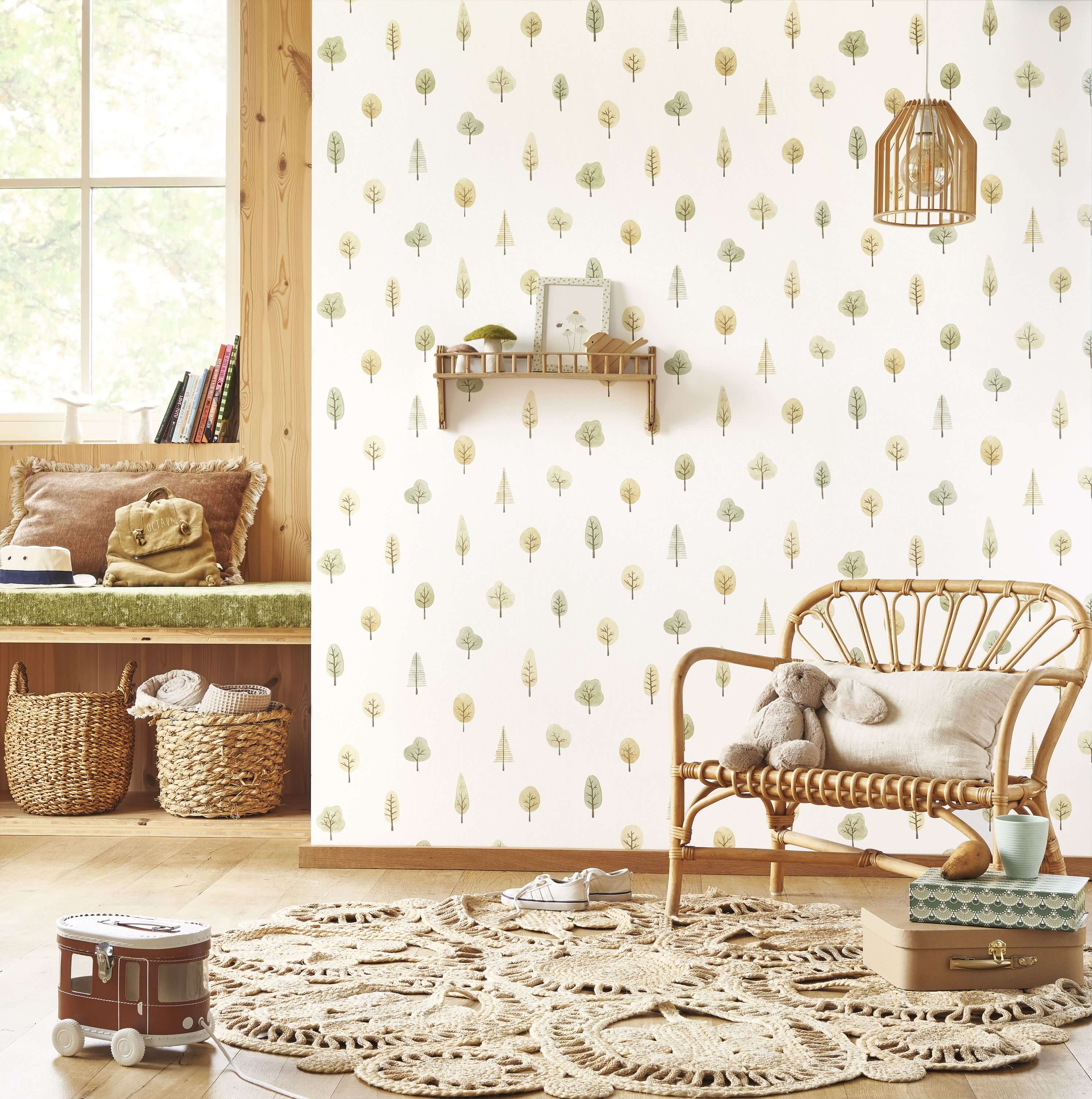 Casadeco - Walk In The Park Vert Feu Once Upon A Time 2