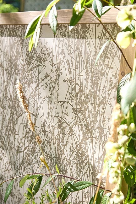 Sanderson - Meadow Canvas Gilver/Line Country Woodland Wallcove