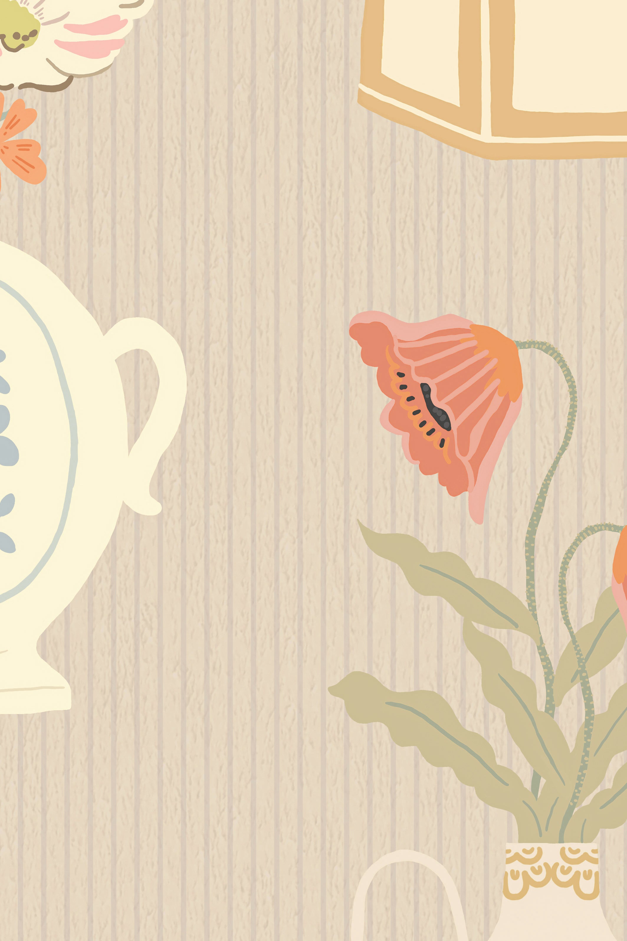 Majvillan - Floral Daiquiri XL Misty Gray