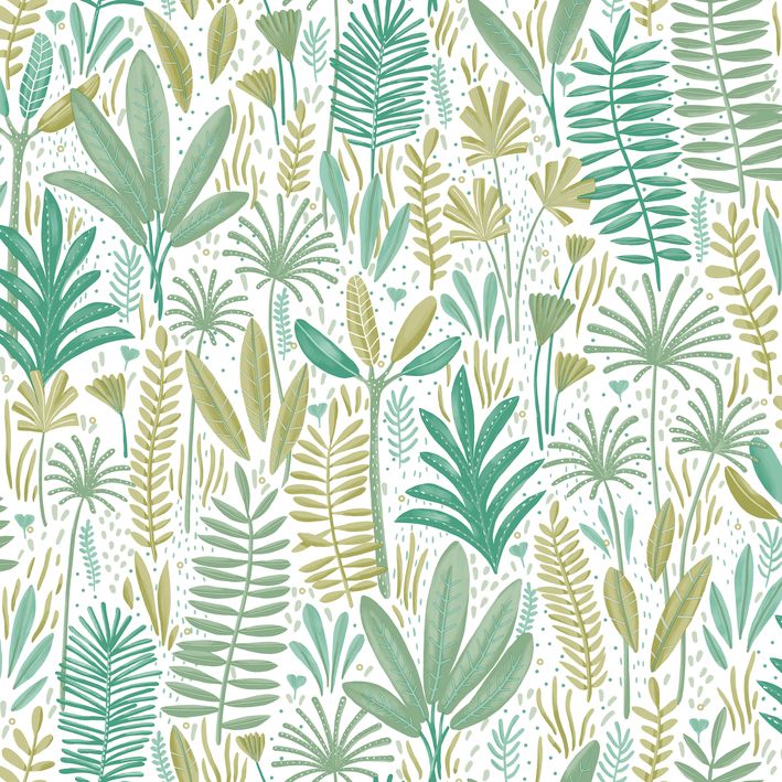 Caselio - Herbes Folles Vert Les Mini Mondes