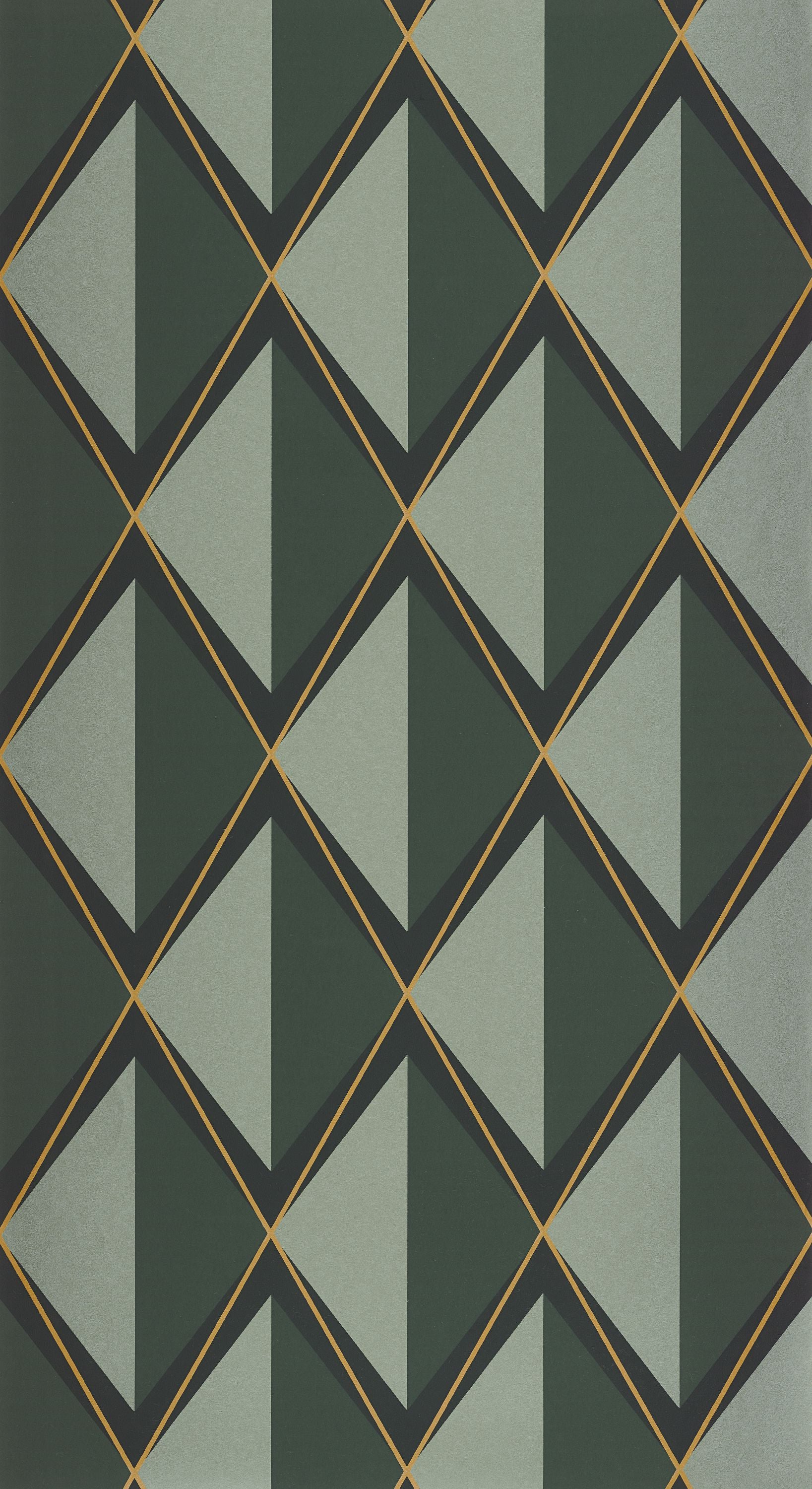 Casadeco - Chaplin Vert Taiga Annees Folles