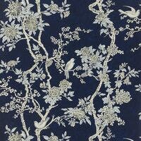 Marlowe Floral Prussian Blue