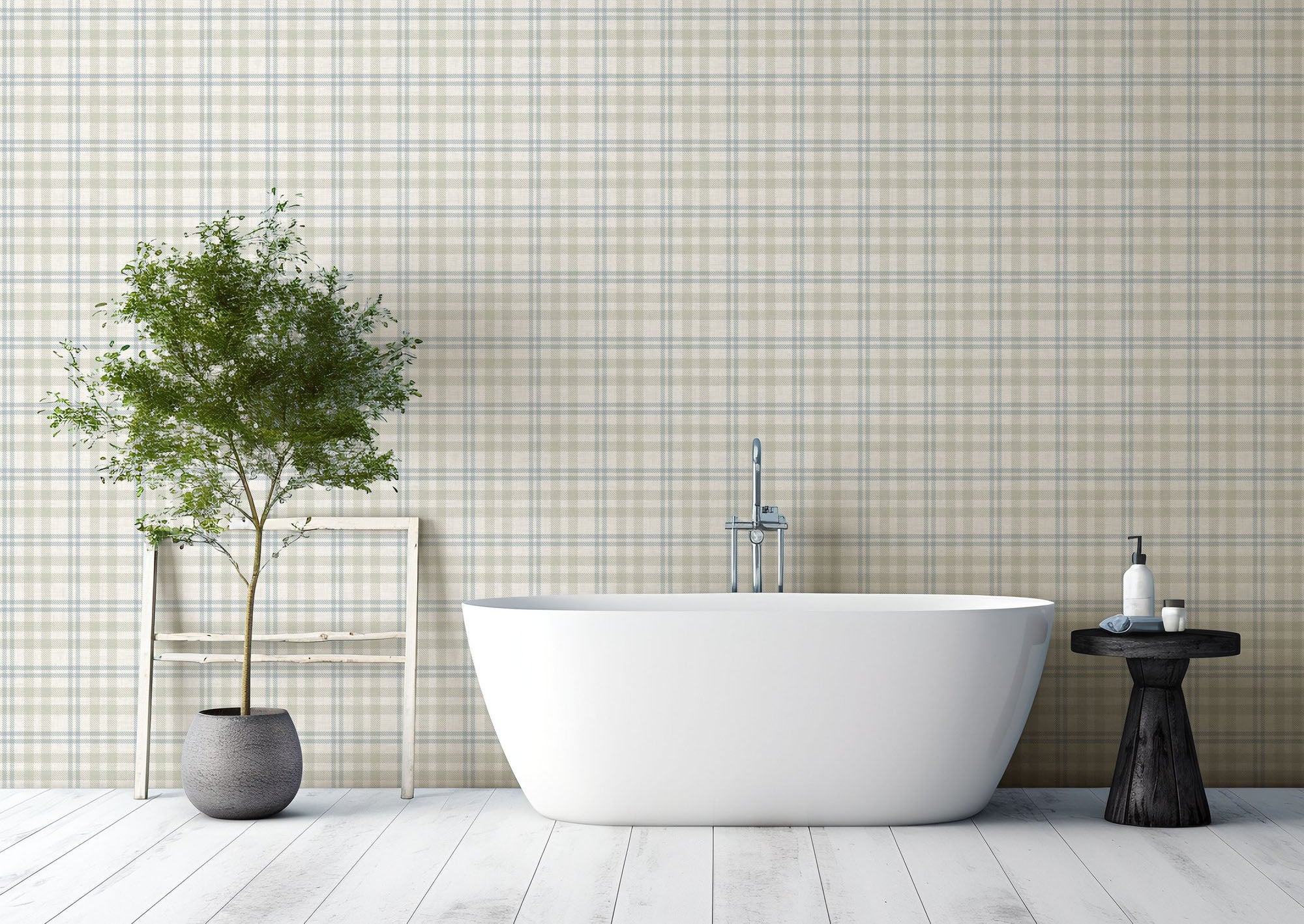 Countryside Check Natural