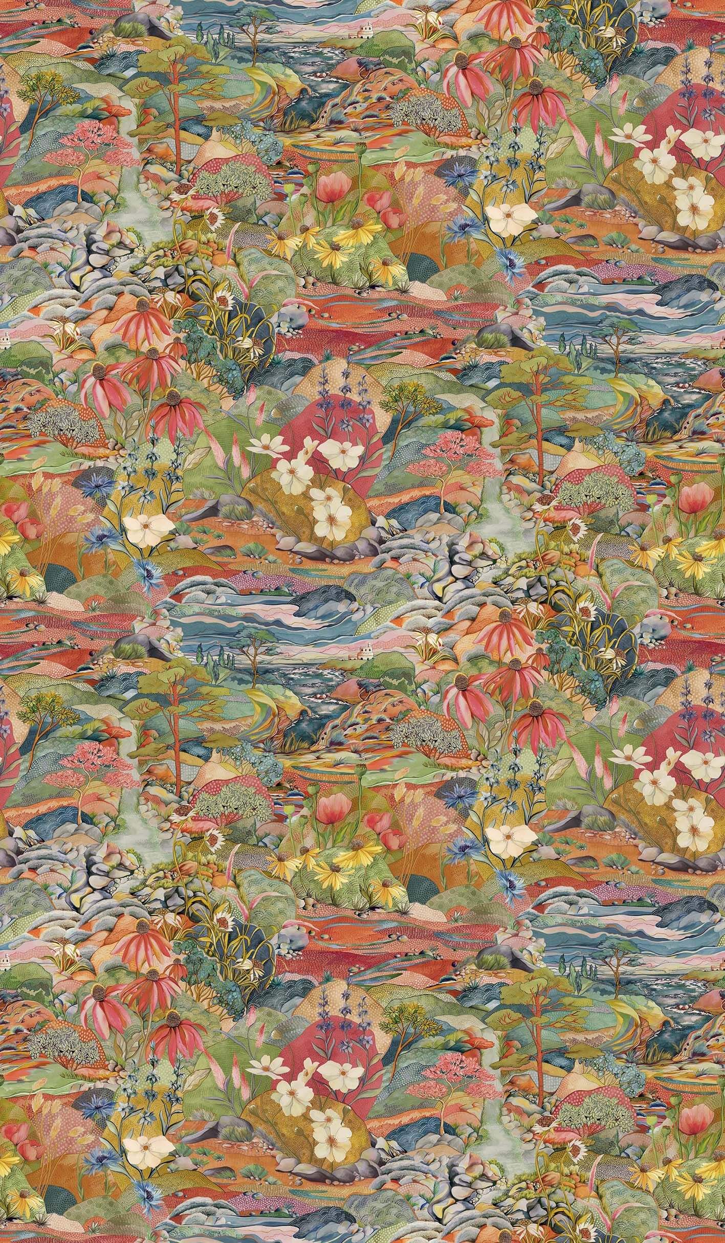 Osborne & Little - Trebah Lamorran Trebah Terracott