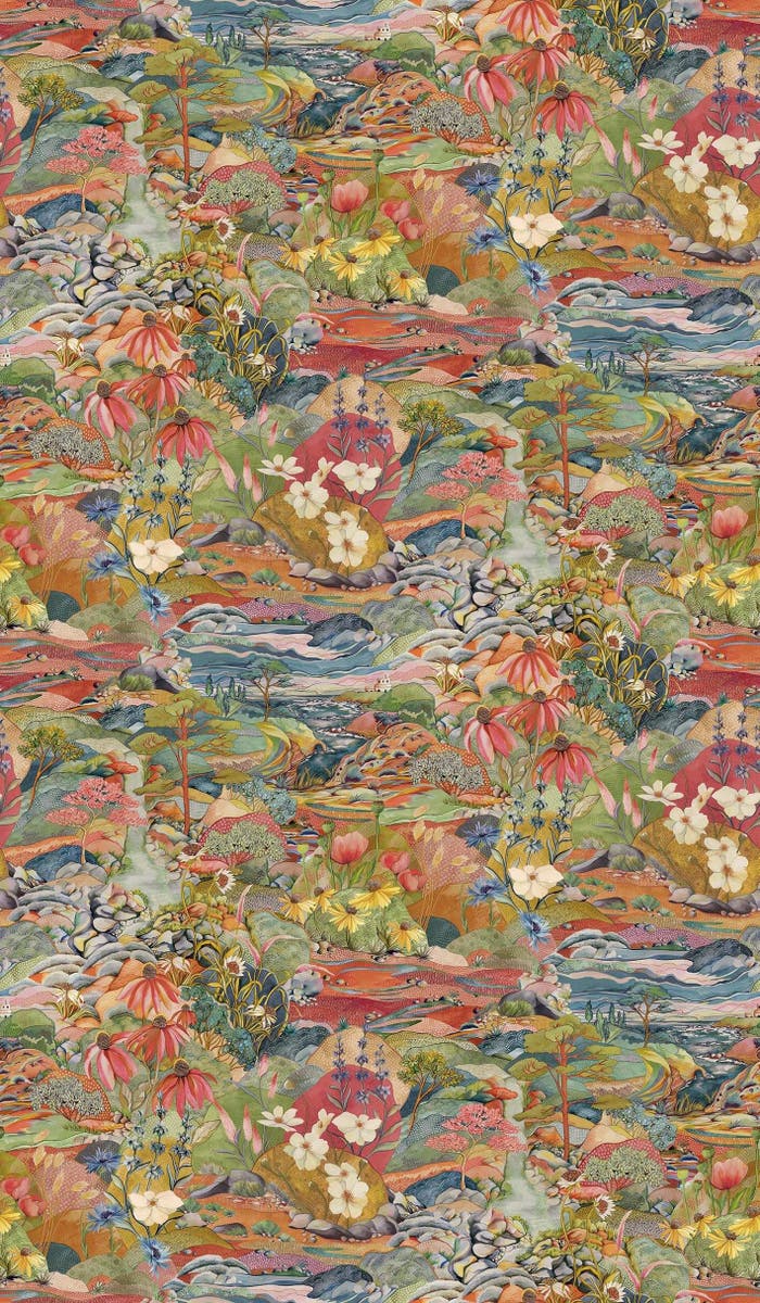 Osborne & Little - Trebah Lamorran Trebah Terracott