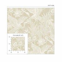 Peel & Stick Floral Heron Sand NW54505