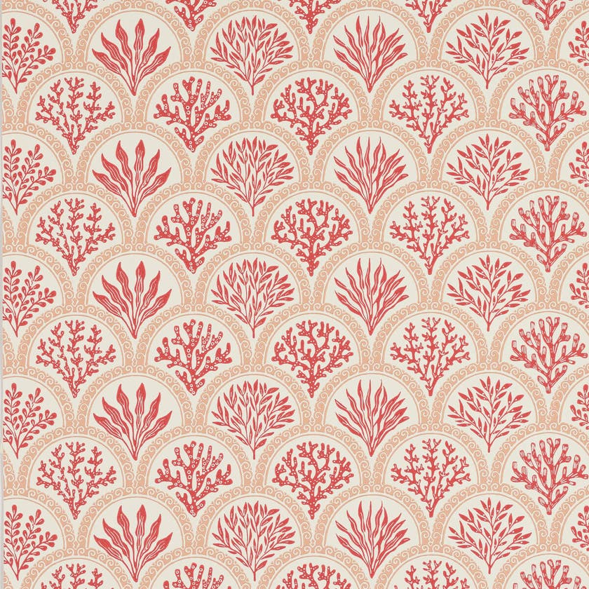 Jane Churchill - Coralli Pink/Red