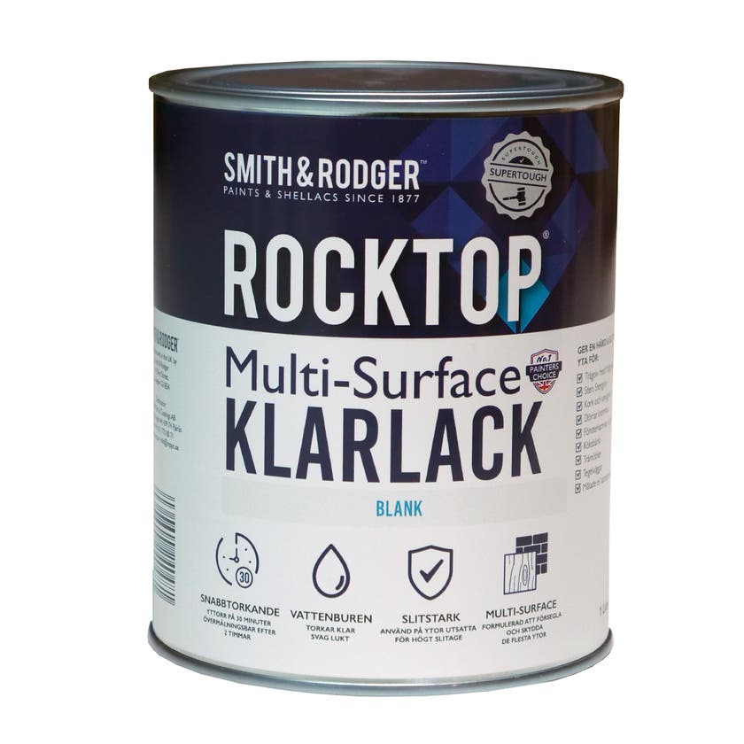 Rocktop Multi-surface klarlack Blank 500ml
