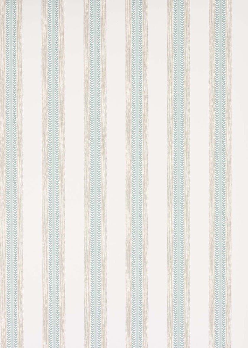 Jane Churchill - Camber Stripe Aqua/Beige
