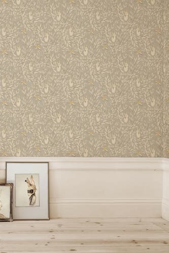 Misty Leaf Fauna Grey MM-0506