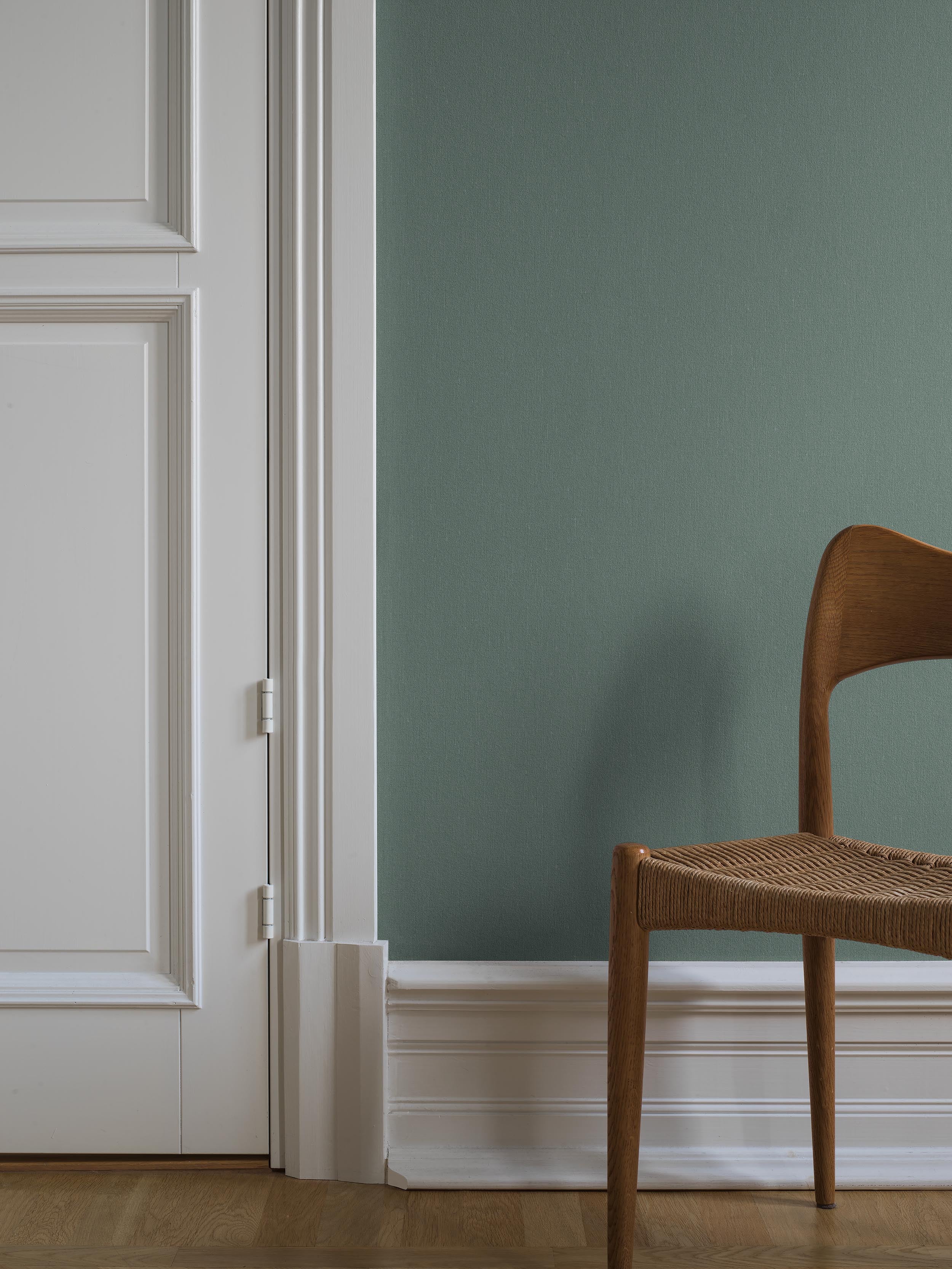 Boråstapeter - Teal Linen