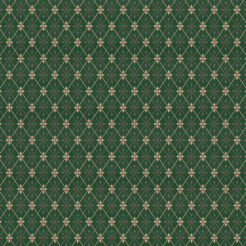 Skogshyddan - Grön/Guld x111-54