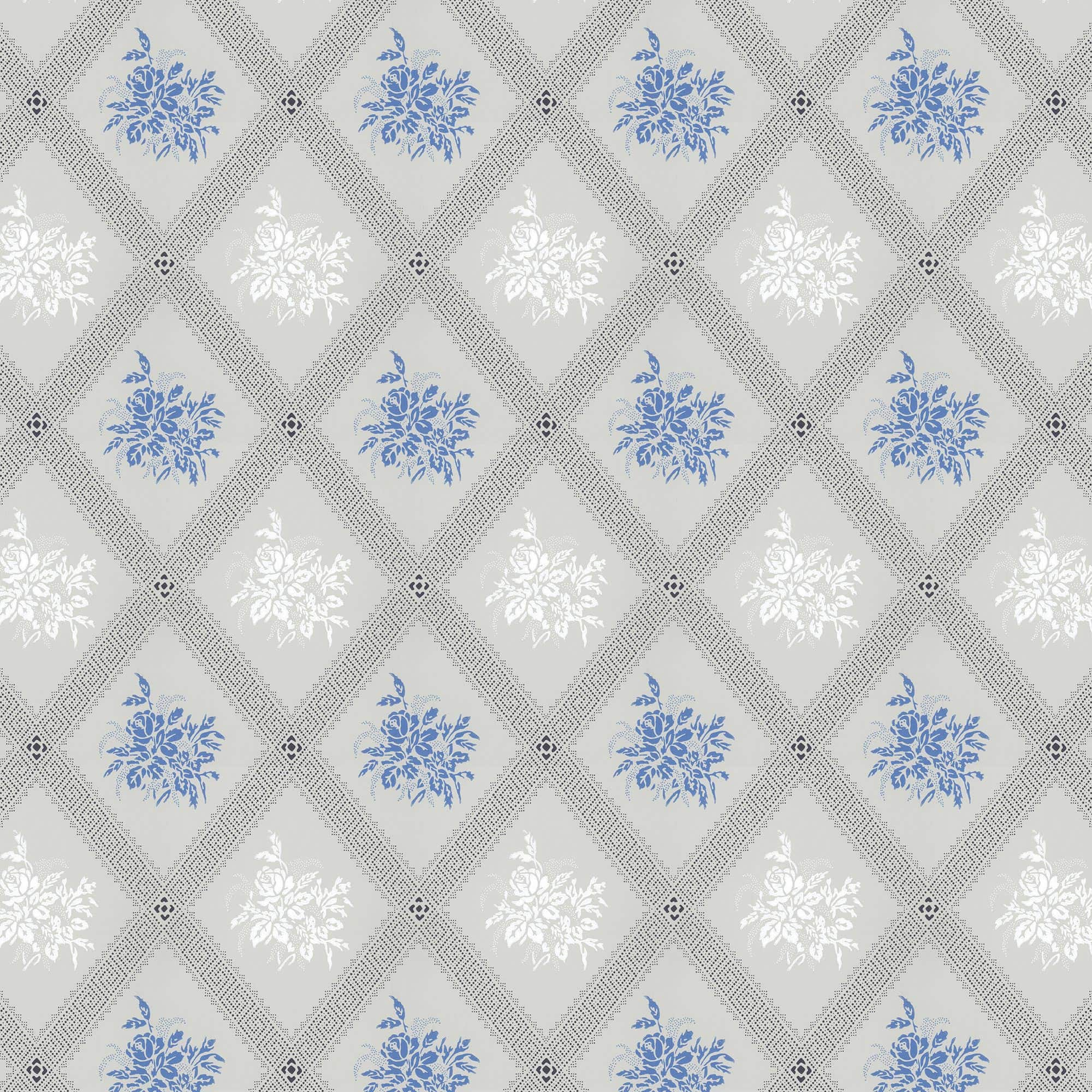 Lim & Handtryck - Karoline - Ljusblå/blå K12-44