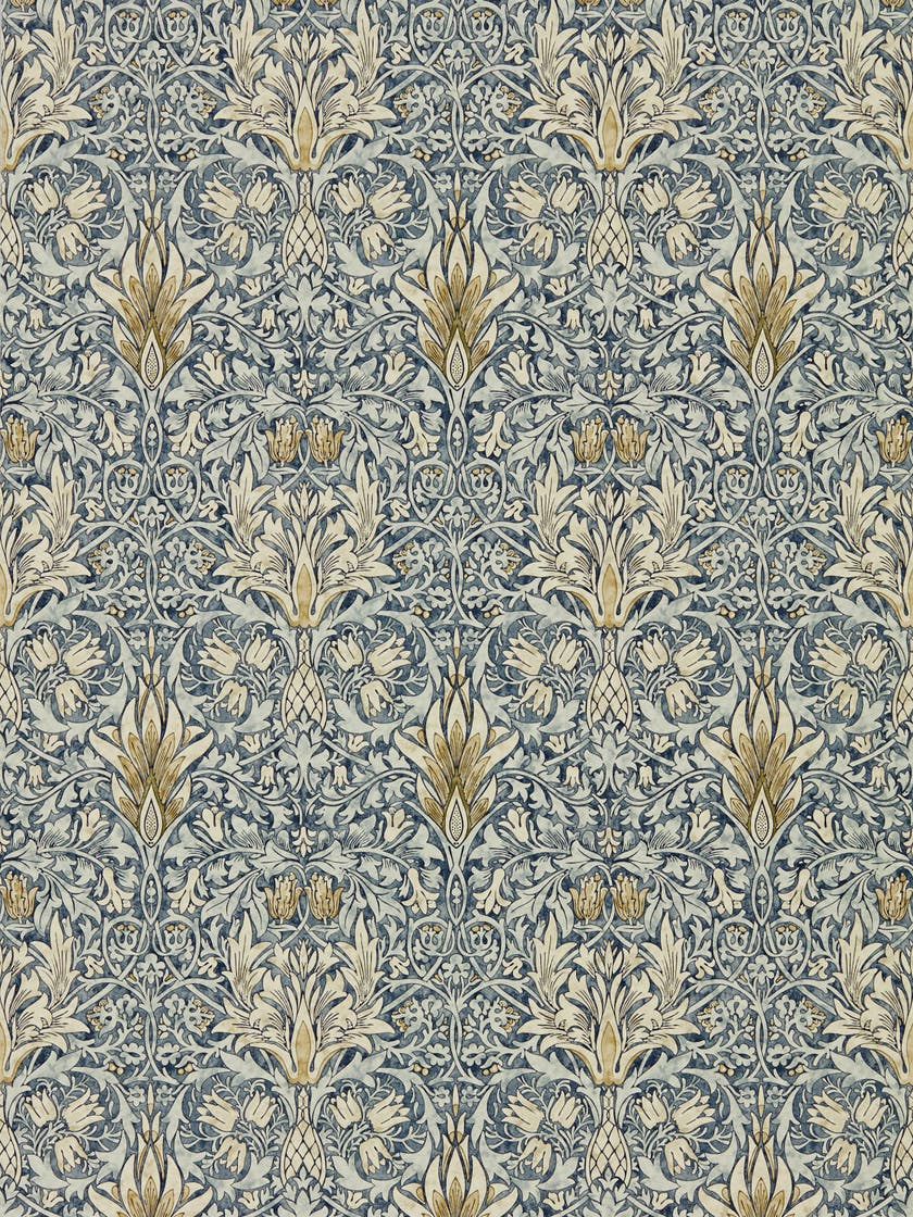 Morris & Co - Snakeshead Indigo/Cumin Morris 160th Anniversary