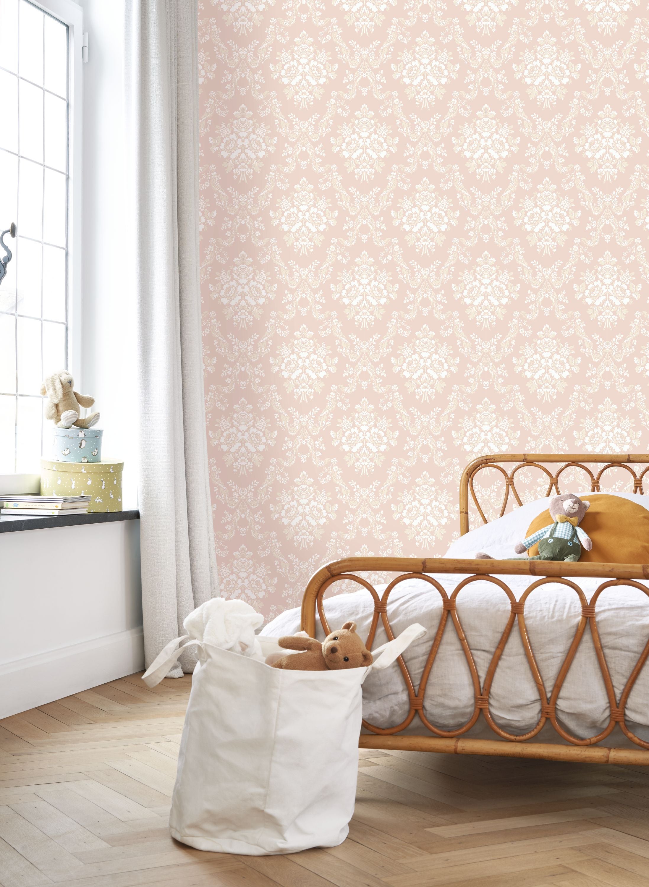 Casadeco Pompadour Rose Poudre