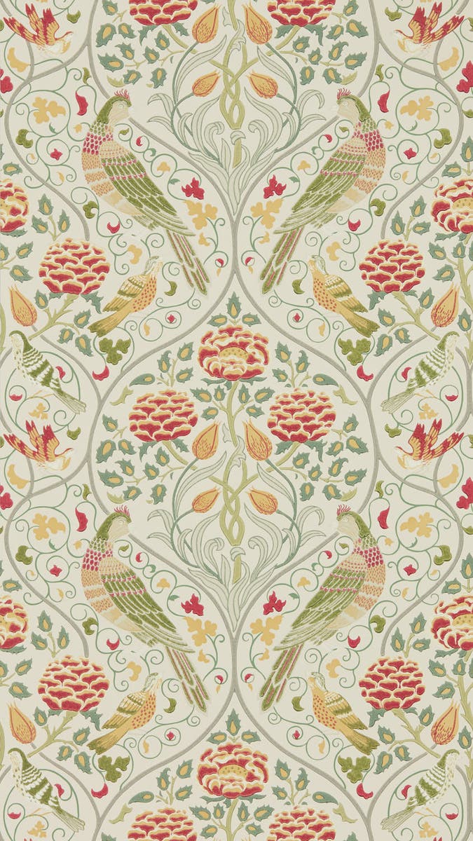 Morris & Co - Seasons By May Linen Melsetter Wallpapers