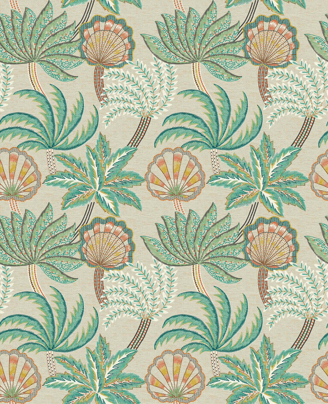 Osborne & Little - Ravenala Irisa Ravenala Teal.