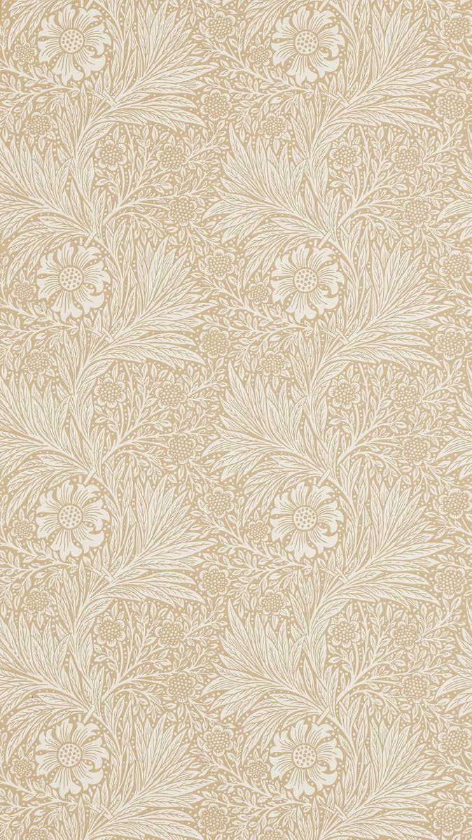 Morris & Co - Marigold Manilla Morris and Friends Wallpa