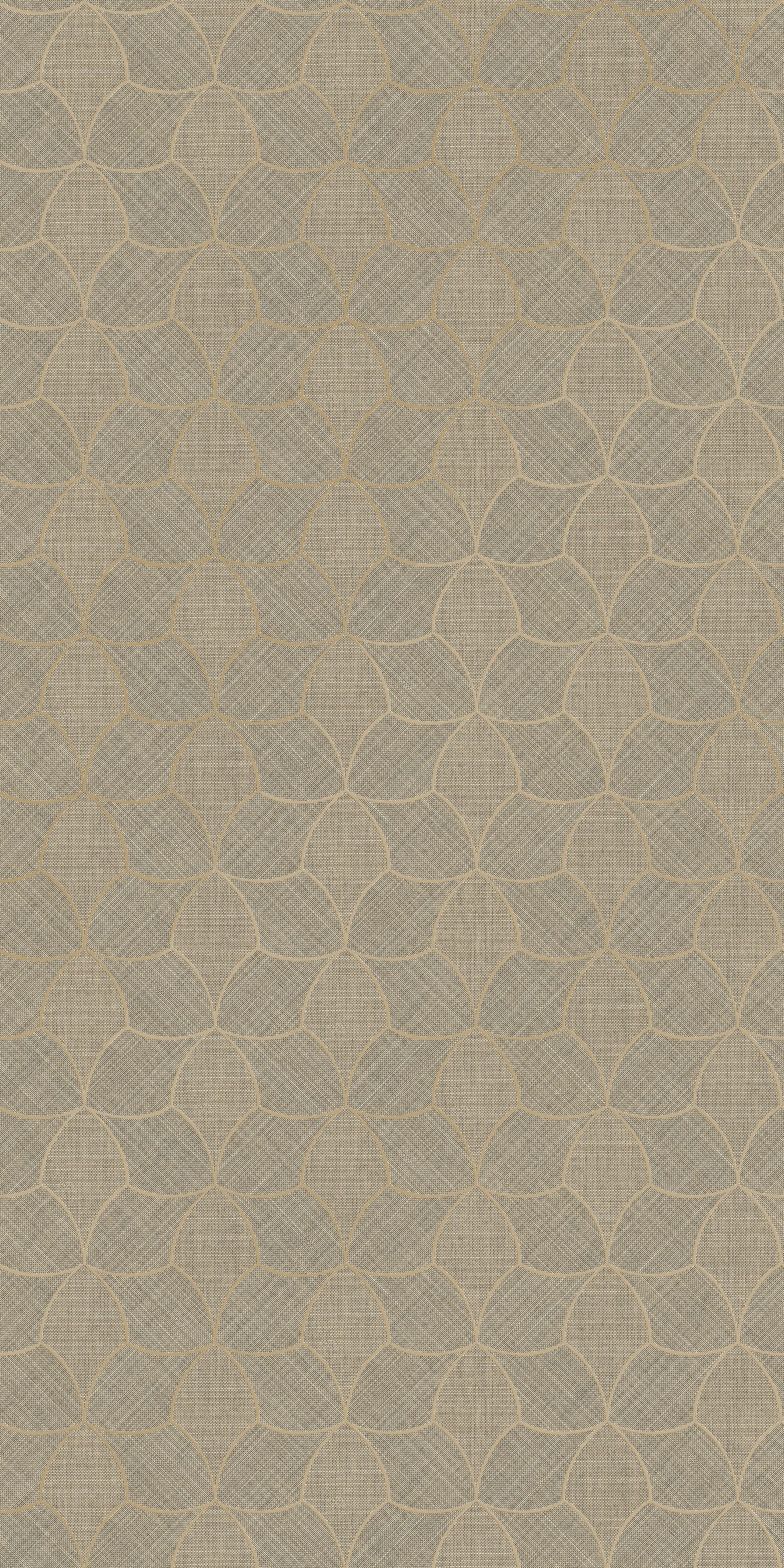 Casamance Tressana Sépia/Doré