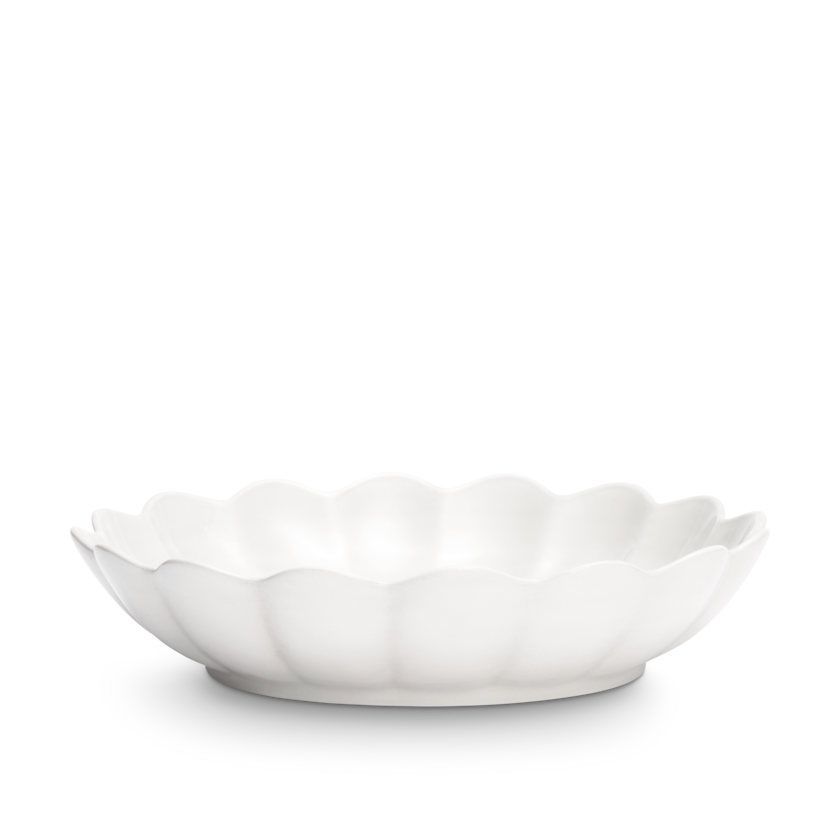 Oyster Skål 31cm Vit
