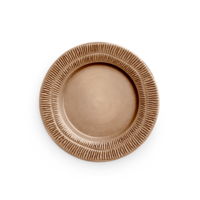 Stripes Tallrik 28 cm Cinnamon