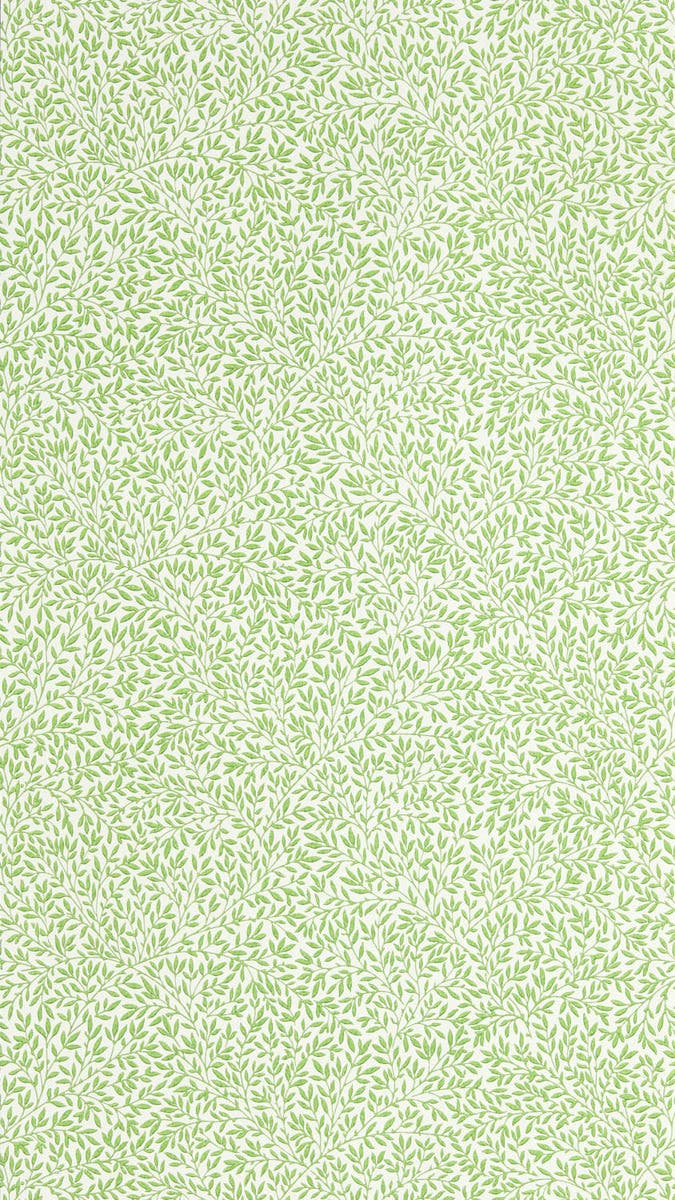 Morris & Co - Standen Leaf Green Simply Morris Wallpapers