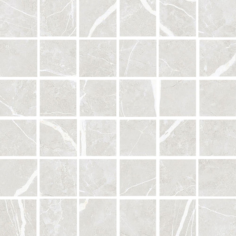 Glaciär Silver mosaik 5x5, ark 30x30