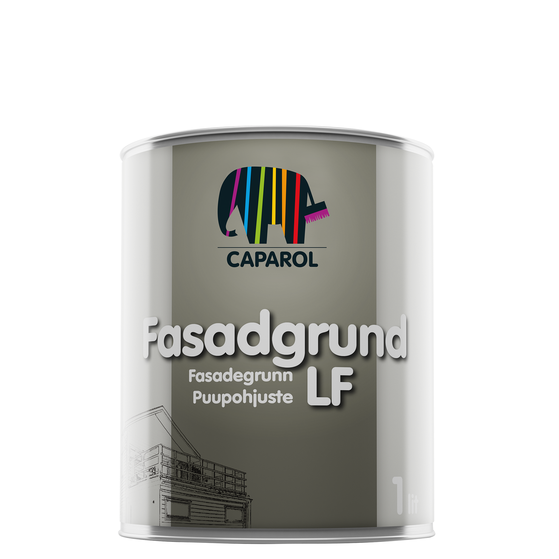 Fasadgrund LF 0,95 L Vit-Bas