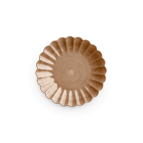 Oyster Tallrik 20 cm Cinnamon